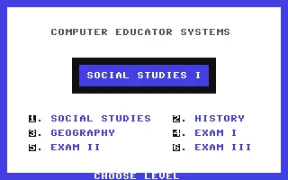 jeu 64-Education Humanities Series - Social Studies I