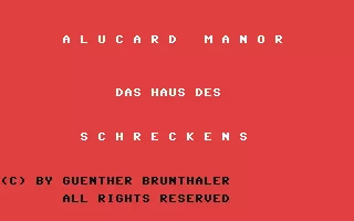 ROM Alucard Manor - Das Haus des Schreckens