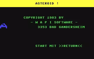 jeu Asteroid !