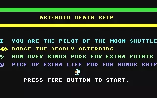 jeu Asteroid Death Ship