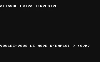 jeu Attaque extra-terrestre