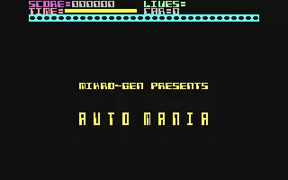 jeu Auto Mania - Manic Mechanic