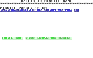 jeu Ballistic Missiles