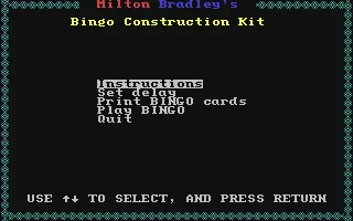 ROM Bingo Construction Set