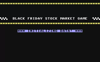 ROM Black Friday Stock Market Game