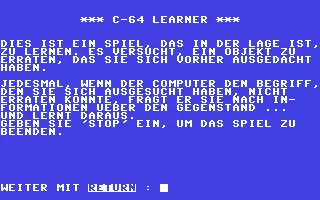 ROM C-64 Learner