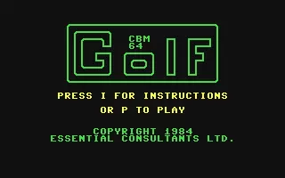 ROM CBM 64 Golf