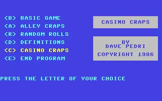 ROM Casino Craps