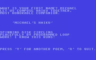 ROM Computer Haiku