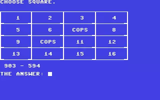 jeu Cops and Robbers - Police Subtraction