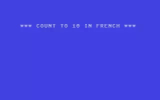 ROM Count in French