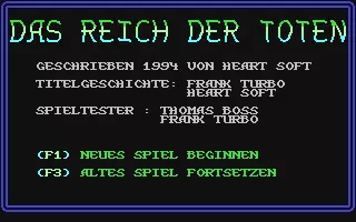 jeu Reich der Toten, Das