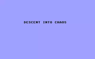 jeu Descent into Chaos