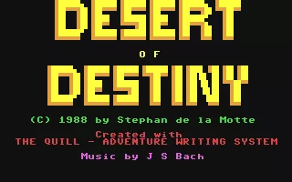 jeu Desert of Destiny