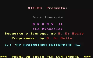 jeu Dick Ironside - Bronx II: La Minaccia