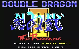 jeu Double Dragon II - The Revenge