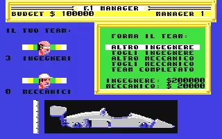 jeu F.1 Manager