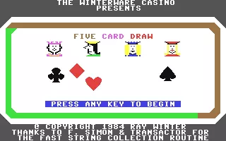 jeu Five Card Draw