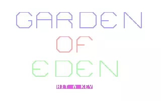 jeu Garden of Eden