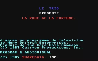 jeu Roue de la Fortune, La