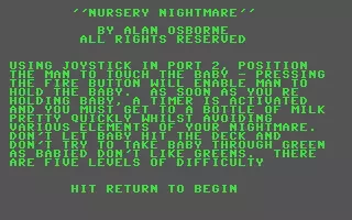 jeu Nursery Nightmare