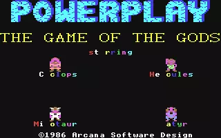 jeu Powerplay - The Game of the Gods