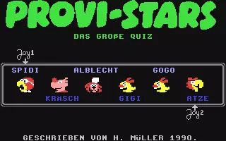 jeu Provi-Stars - Das große Quiz