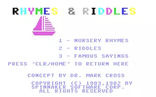 jeu Rhymes & Riddles