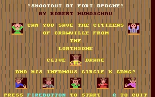 jeu Shootout at Fort Apache