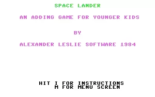 jeu Space Lander