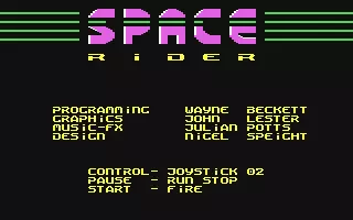 jeu Space Rider