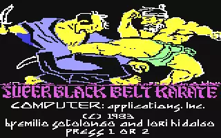 jeu Super Black Belt Karate