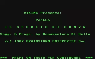 ROM Yarkho - Il Segreto di Obnyr