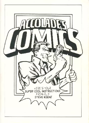 manual for Accolade Comics - Steve Keene, Private Spy