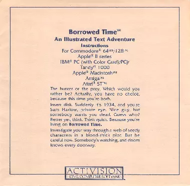 manual for Borrowed Time