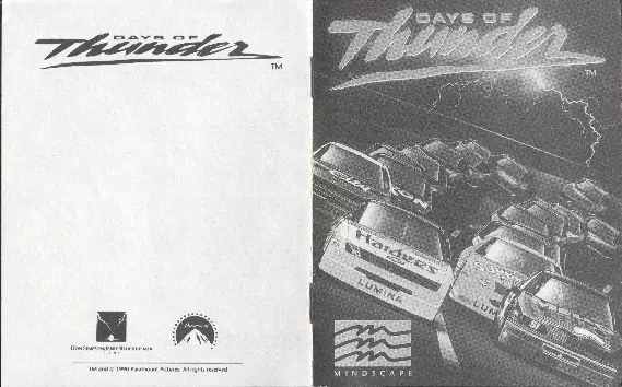 manual for Days of Thunder