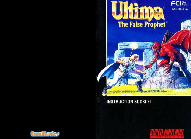 manual for Ultima VI - The False Prophet