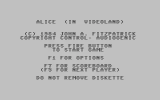 Image n° 11 - screenshots  : Alice in Videoland