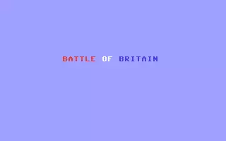 Image n° 2 - screenshots  : Battle of Britain