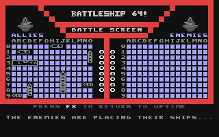 Image n° 1 - screenshots  : Battleship 64!