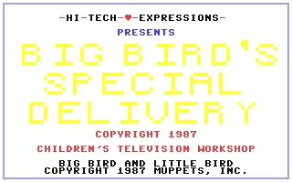 Image n° 4 - screenshots  : Big Bird's Special Delivery