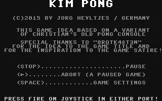 Image n° 2 - screenshots  : Kim Pong