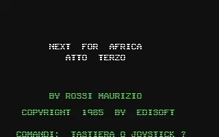 Image n° 2 - screenshots  : Missione Africa