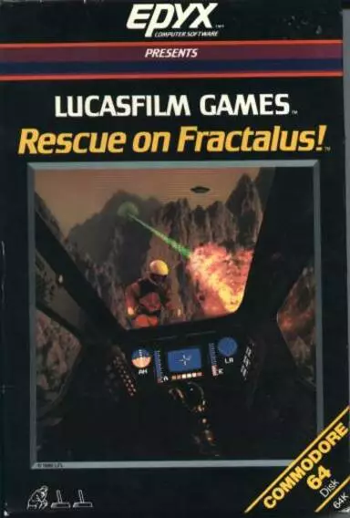 Image n° 2 - screenshots  : Rescue on Fractalus!