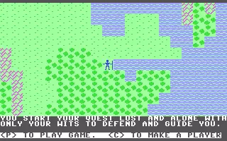 Image n° 1 - screenshots  : Ultima II - The Revenge of the Enchantress!