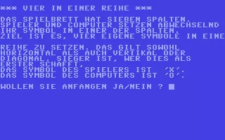 Image n° 2 - screenshots  : Vier in einer Reihe