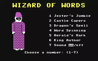 Image n° 1 - screenshots  : Wizard of Words