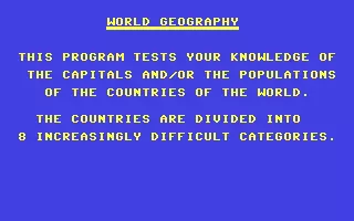 Image n° 7 - screenshots  : World Geography