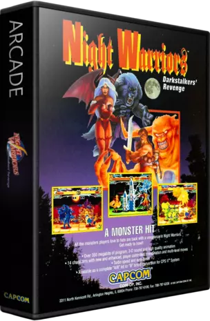 jeu Night Warriors: Darkstalkers' Revenge (USA 950406 Phoenix Edition) (bootleg)