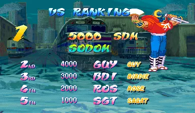 Image n° 1 - scores : Street Fighter Zero (Japan 950727)